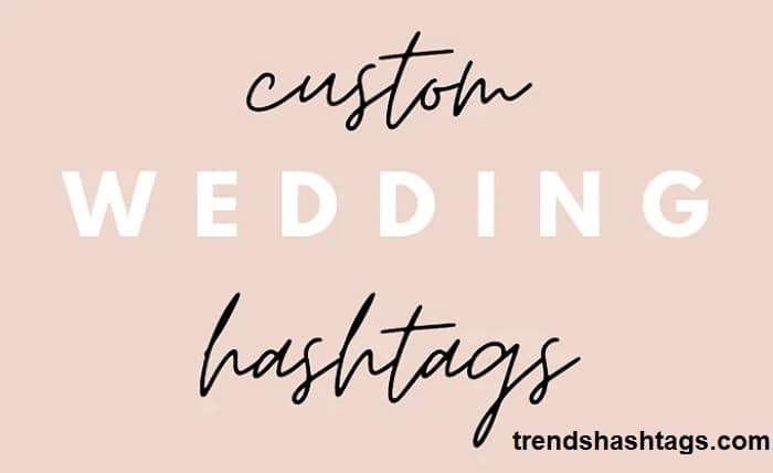 wedding hashtag