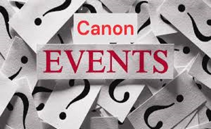 canon event definition